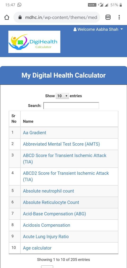 health calculator org